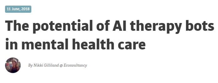 Salud mental: potencial en robots de terapia - IA